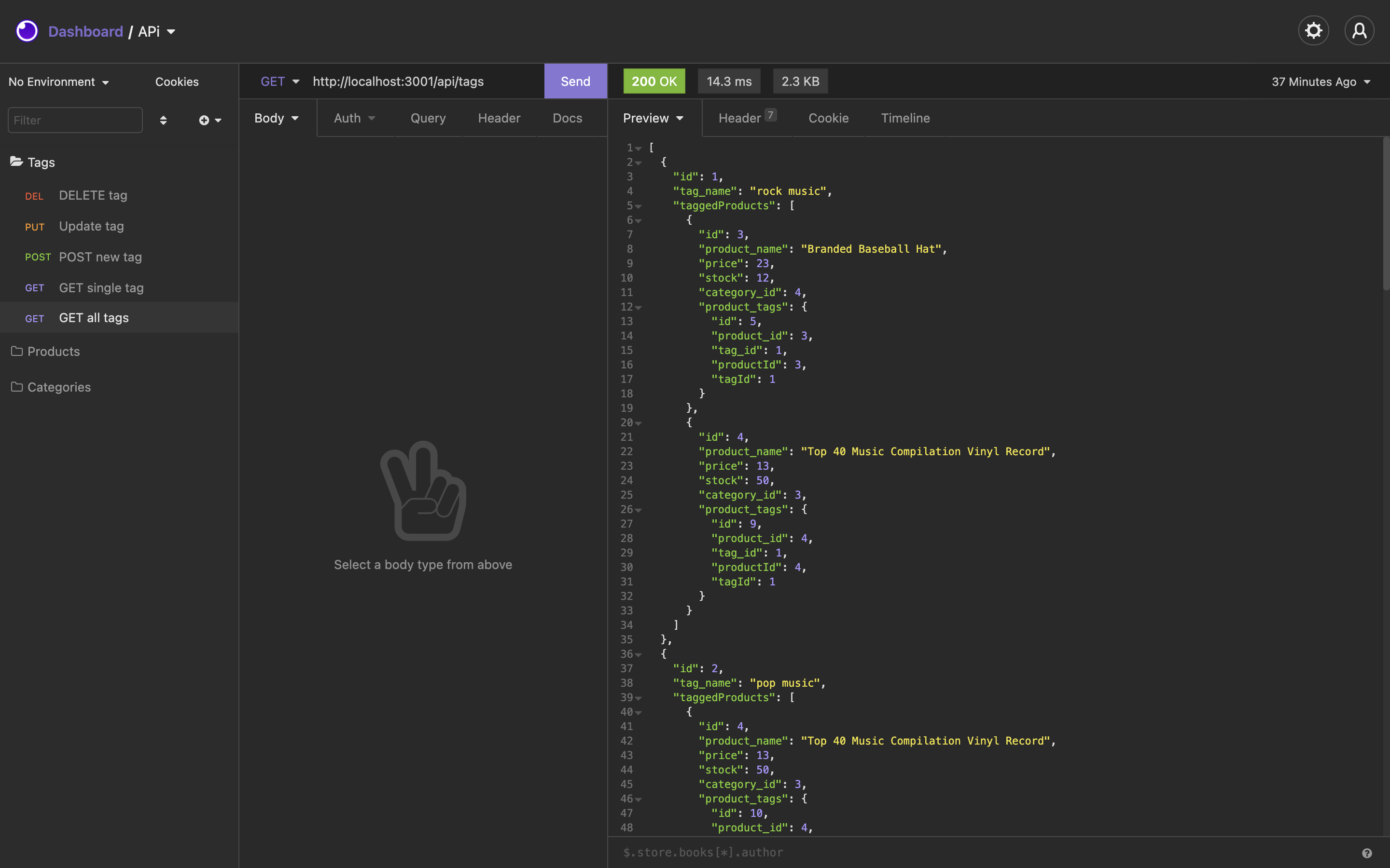 GitHub - jbramirez03/Backend-E-Commerce: Back-end project focusing on ...