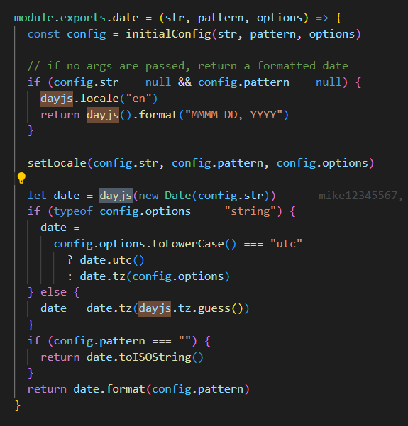 display local timezone datetimes with handlebars from UTC in datetime