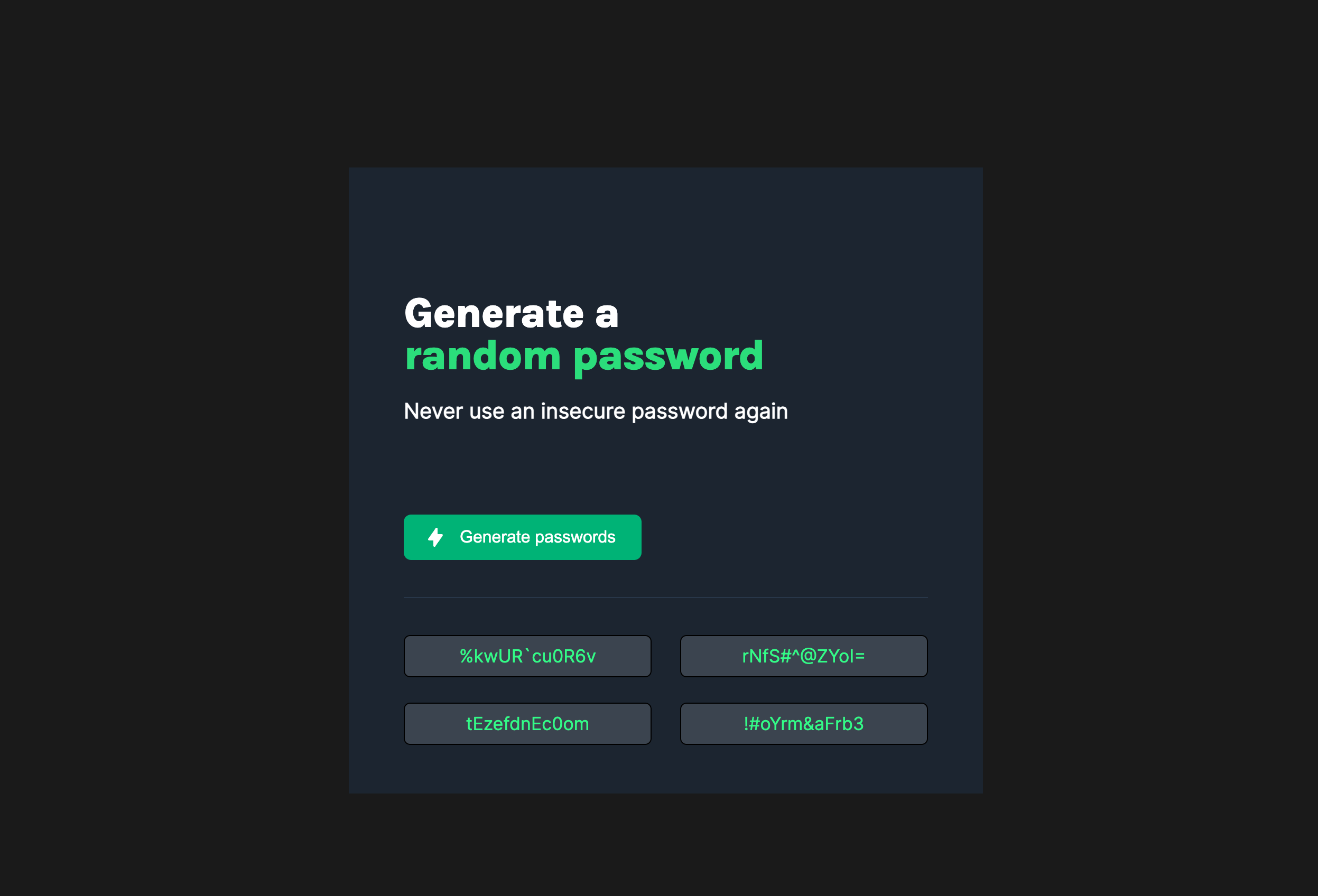 GitHub - frontendella/Password_generator: Responsive password generator ...