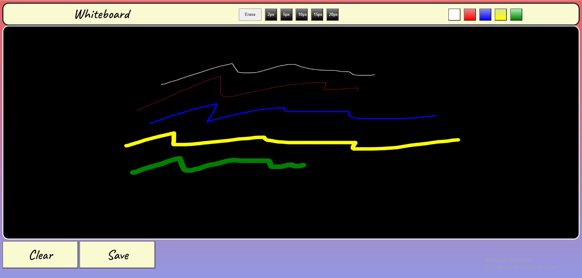 GitHub nirav777/MiniWhiteboard Html Canvas using Html, CSS and