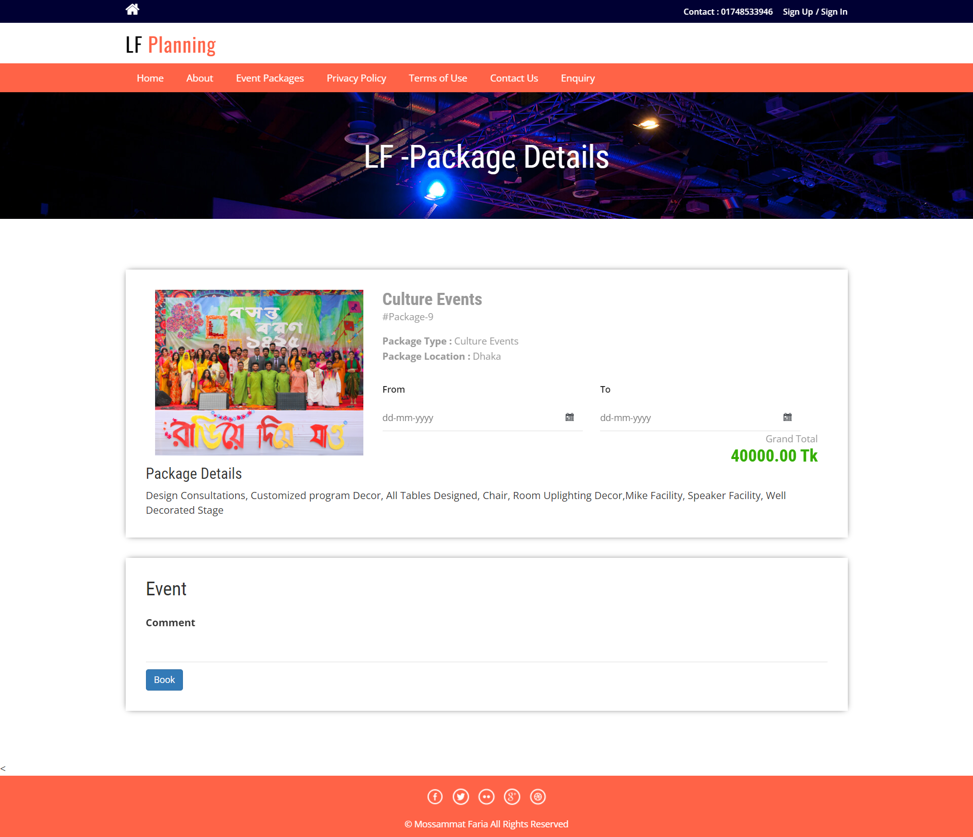 GitHub - faria567/Event-Booking-Website