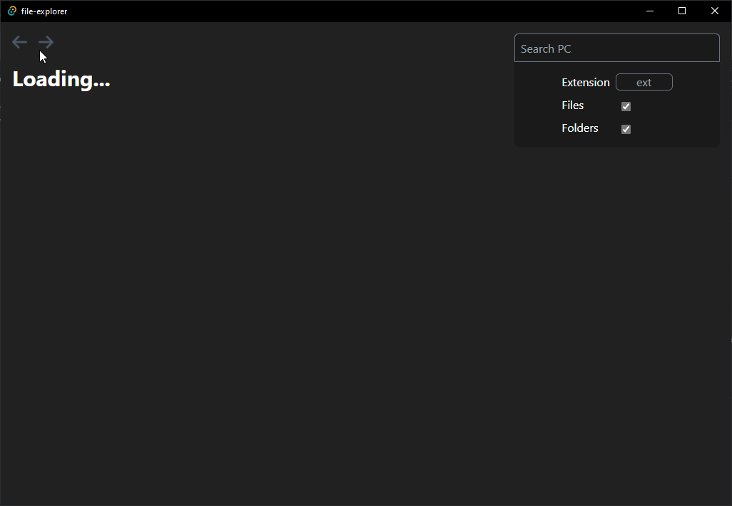 Freeze On Loading Issue 62 Conaticus FileExplorer GitHub