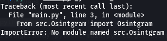 Main.py error · Issue #280 · Datalux/Osintgram · GitHub