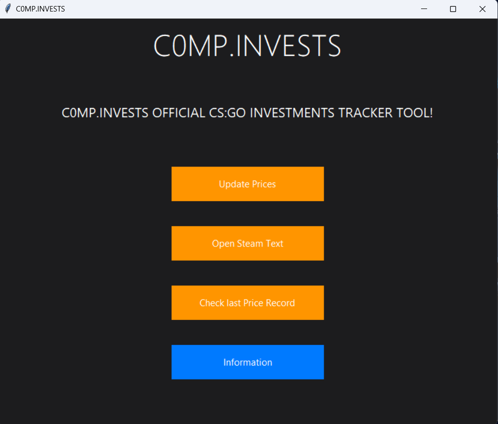 GitHub - C0MPL3Xscs/CS2-Ultimate-Investments-Traker · GitHub