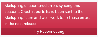IMAP Syncing Issues. · Issue #1693 · Foundry376/Mailspring · GitHub