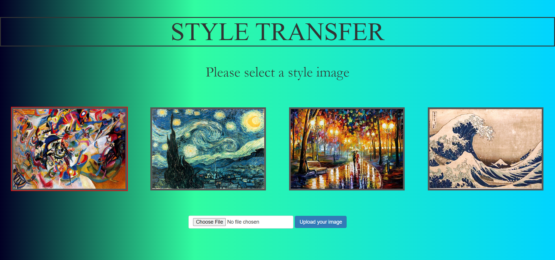 GitHub - tan-pixel/image-style-transfer
