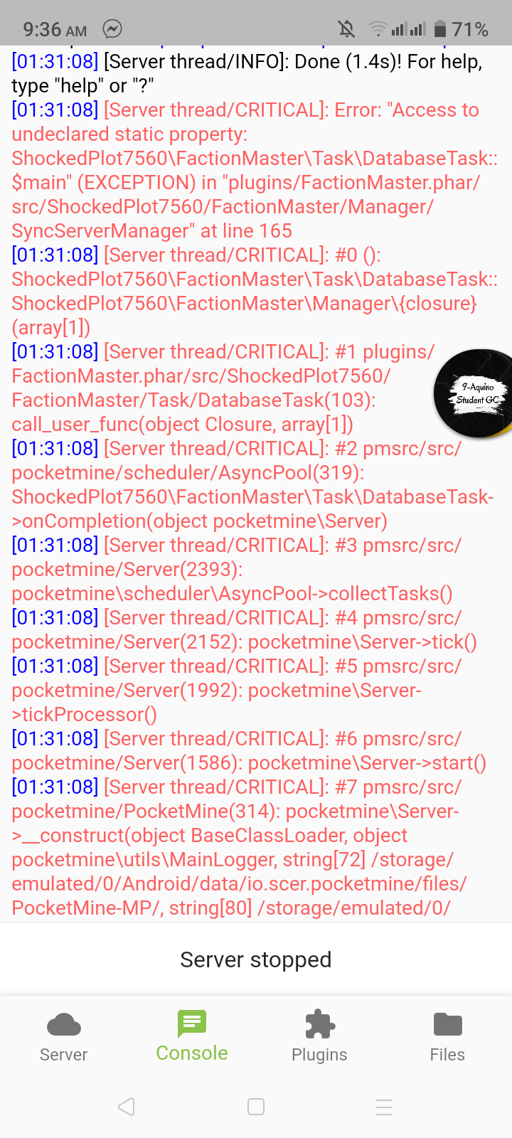 Internal server error · Issue #59 · FactionMaster/FactionMaster · GitHub