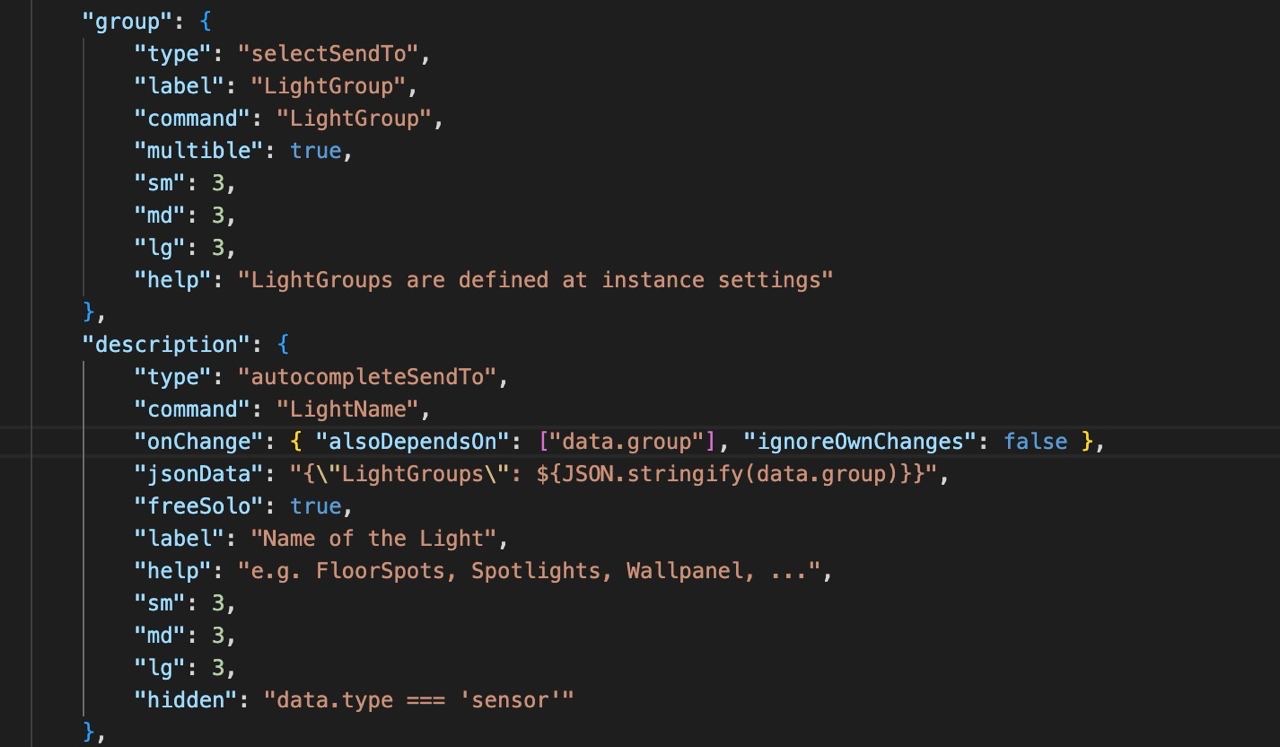 [JSON Config] scheme failure: Property alsoDependsOn is not allowed ...