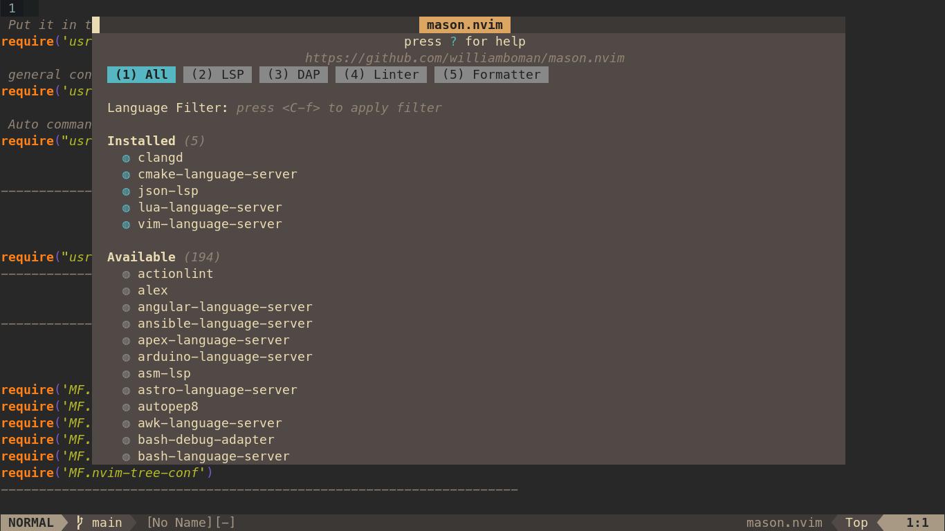 Neovim can't detect language servers · Issue 292 · williamboman/mason