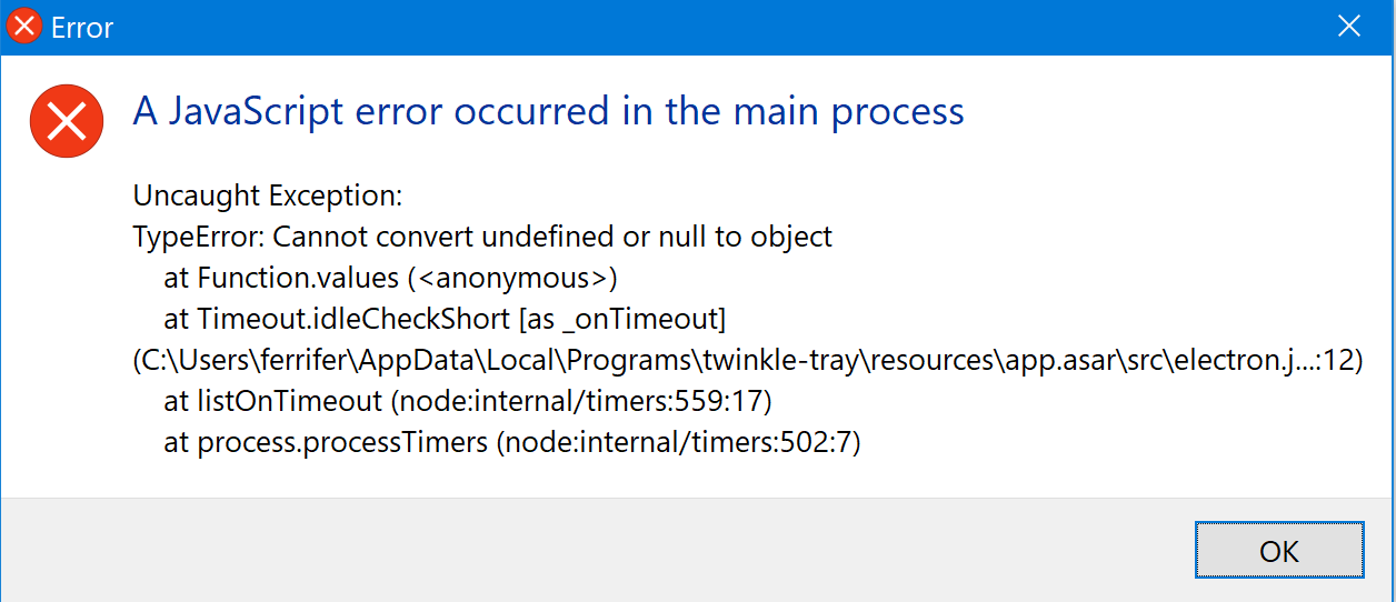 Error: A JavaScript error occurred in the main process · Issue #460 ...