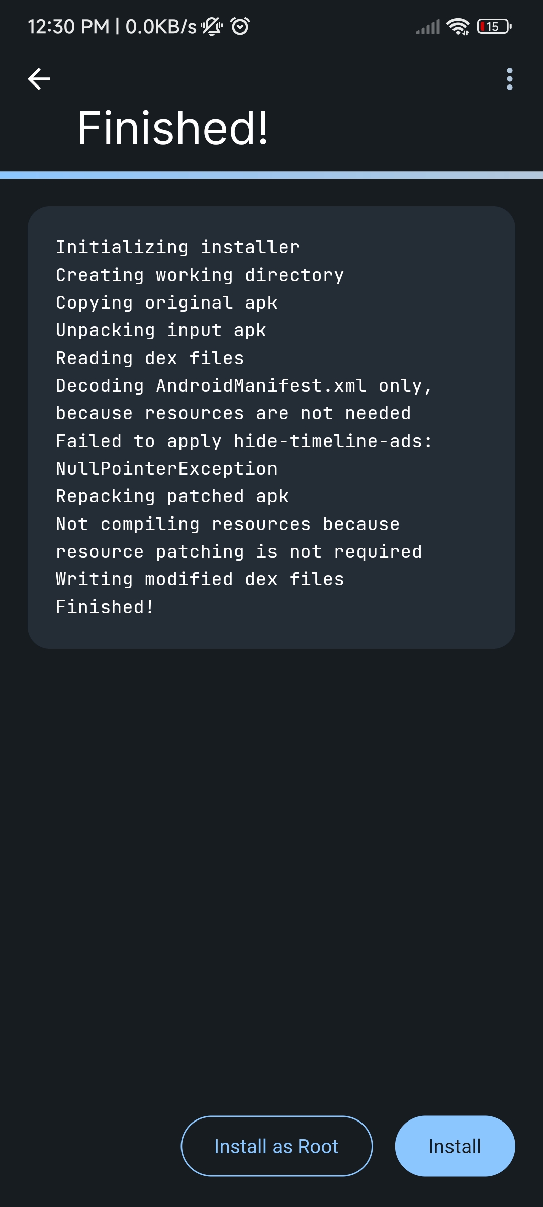bug: Instagram `hide-timeline-ads` patch fails · Issue #690 · ReVanced ...