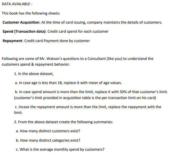 GitHub pawanstats93/Credit_Card_Case_StudyinPython EDA for Credit