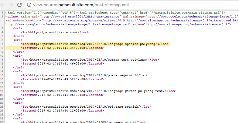 feature request output hreflang language tags in sitemap issue