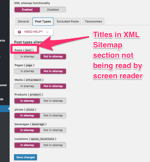 feature request add heading or label for the titles of the post