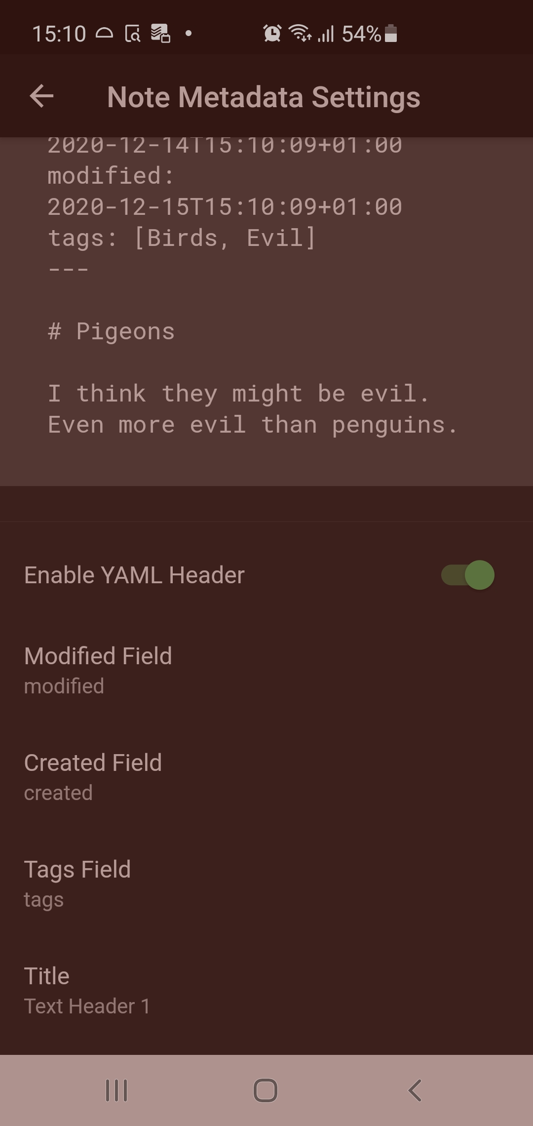 Cannot set header title · Issue #366 · GitJournal/GitJournal · GitHub