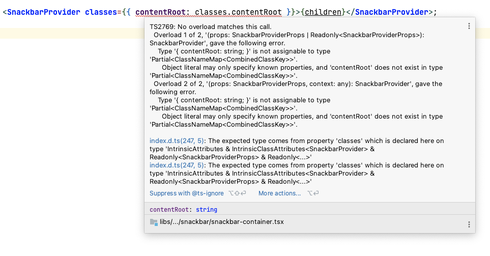 Missing string types in 'classes' prop · Issue #404 · iamhosseindhv ...