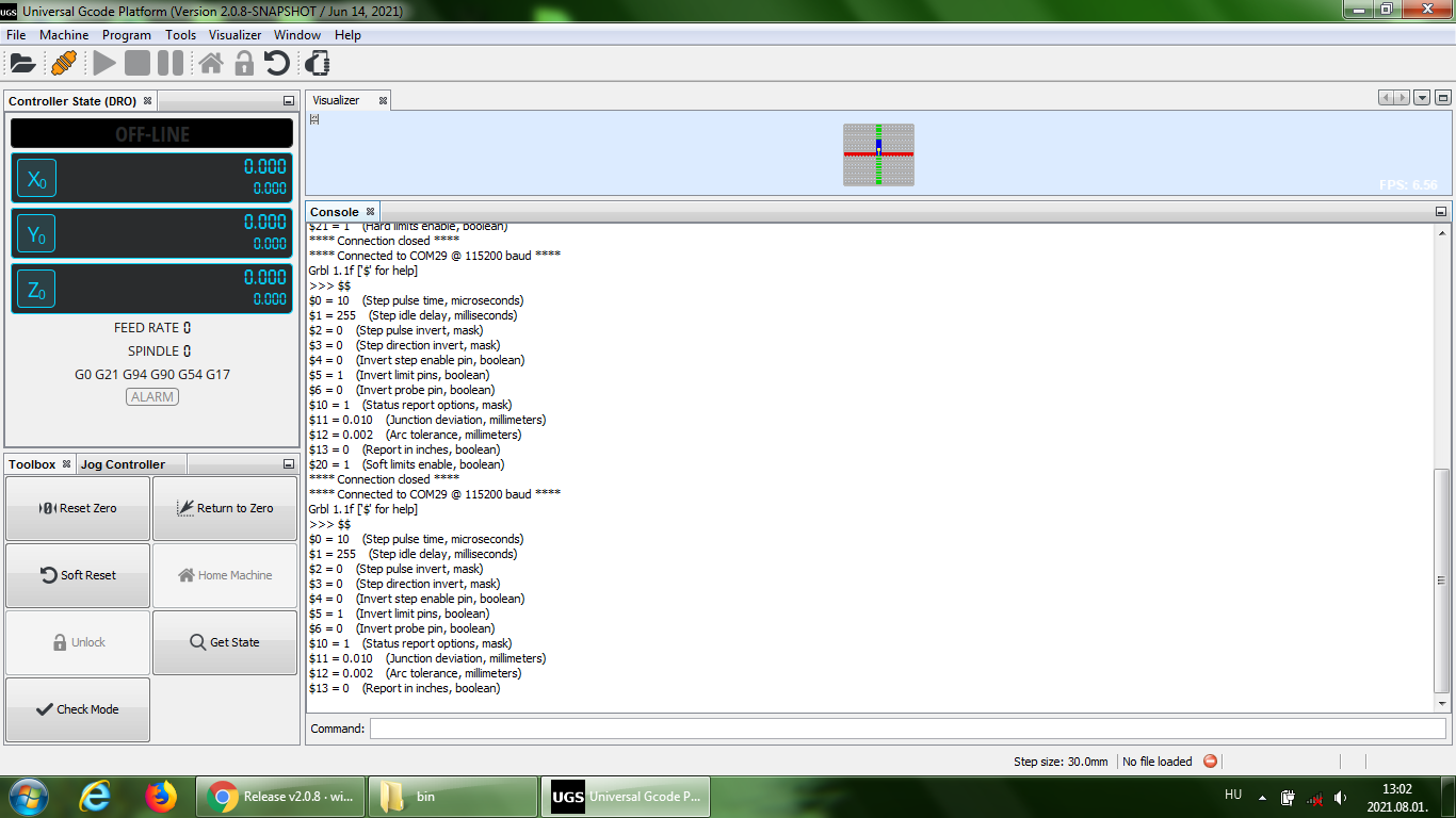 UGS Platform 2.0.8. does not connect to GRBL · Issue 1650 · winder