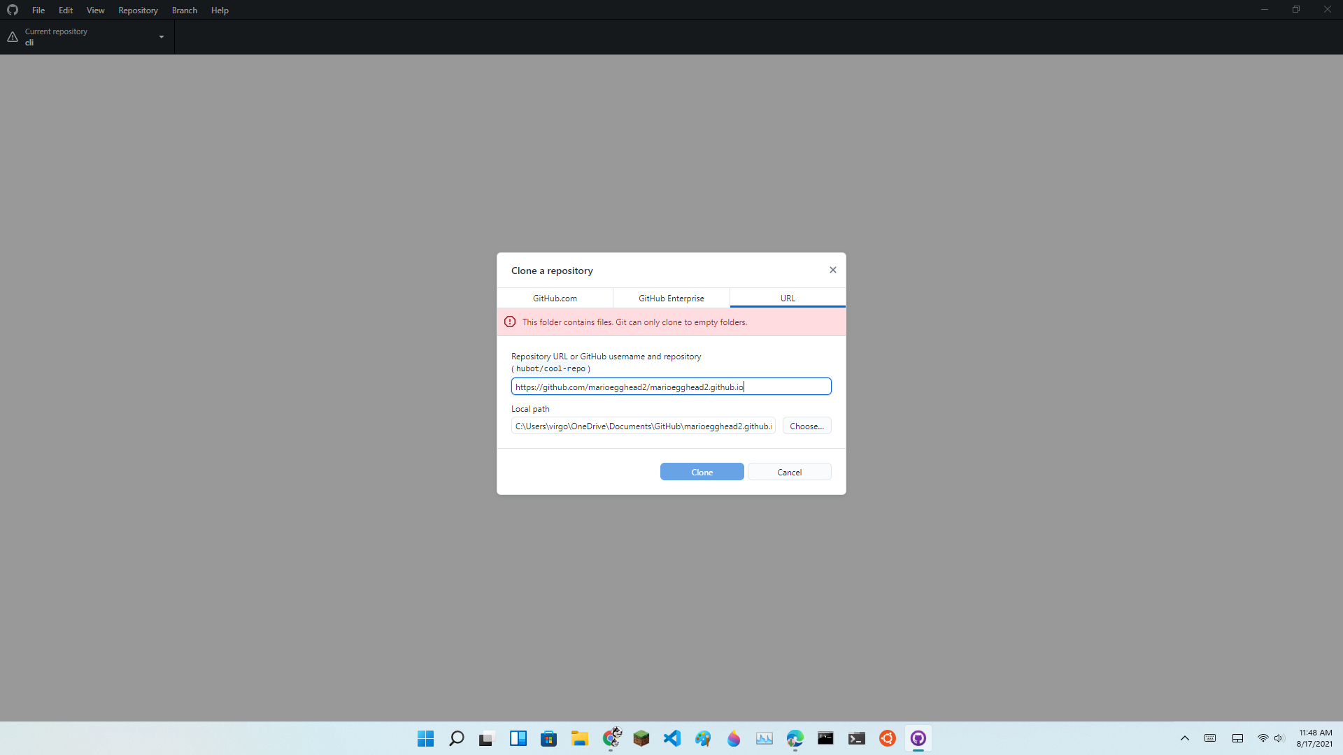 I can't clone this repo · Issue #12781 · desktop/desktop · GitHub