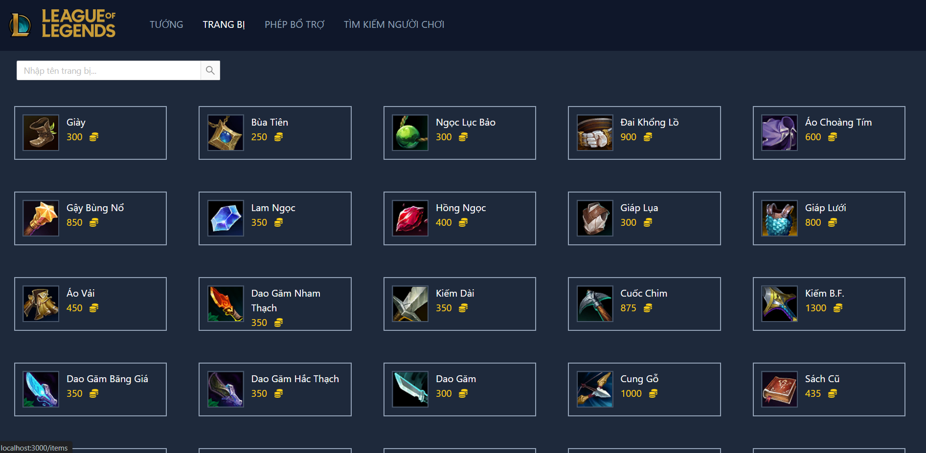 GitHub khoipham160766/LoL_Info League of Legends API