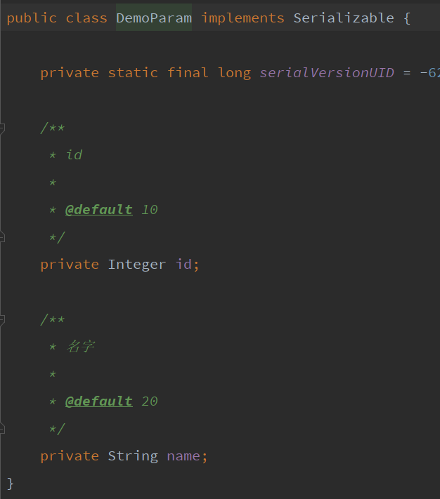 直接使用对象接受post方法的参数时，对象属性的@default · Issue #646 · tangcent/easy-yapi · GitHub