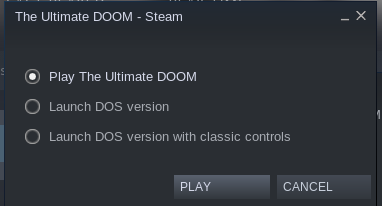 Steam launch ignores everything