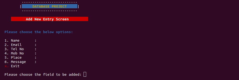GitHub - UtsavaSingh/Command-Line-Database-Tool: Database is a BASH ...