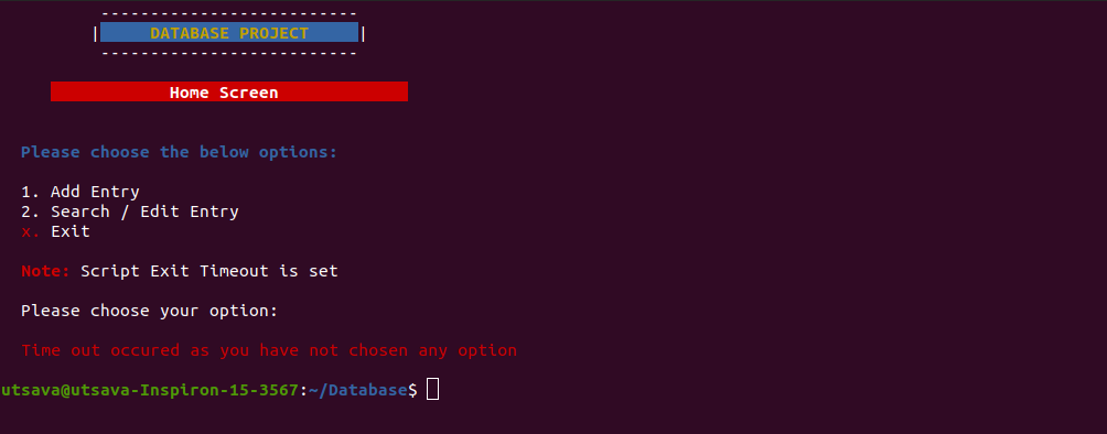 GitHub - UtsavaSingh/Command-Line-Database-Tool: Database is a BASH ...