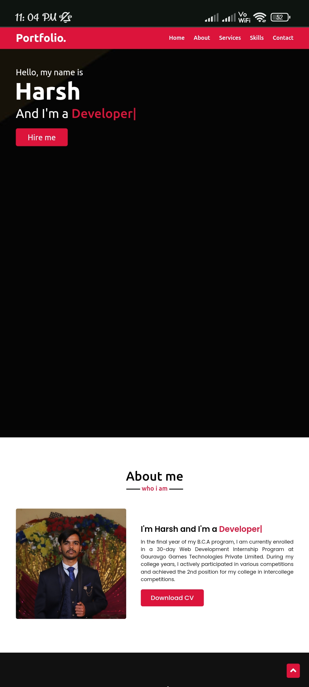 GitHub - harsh160311/Portfolio