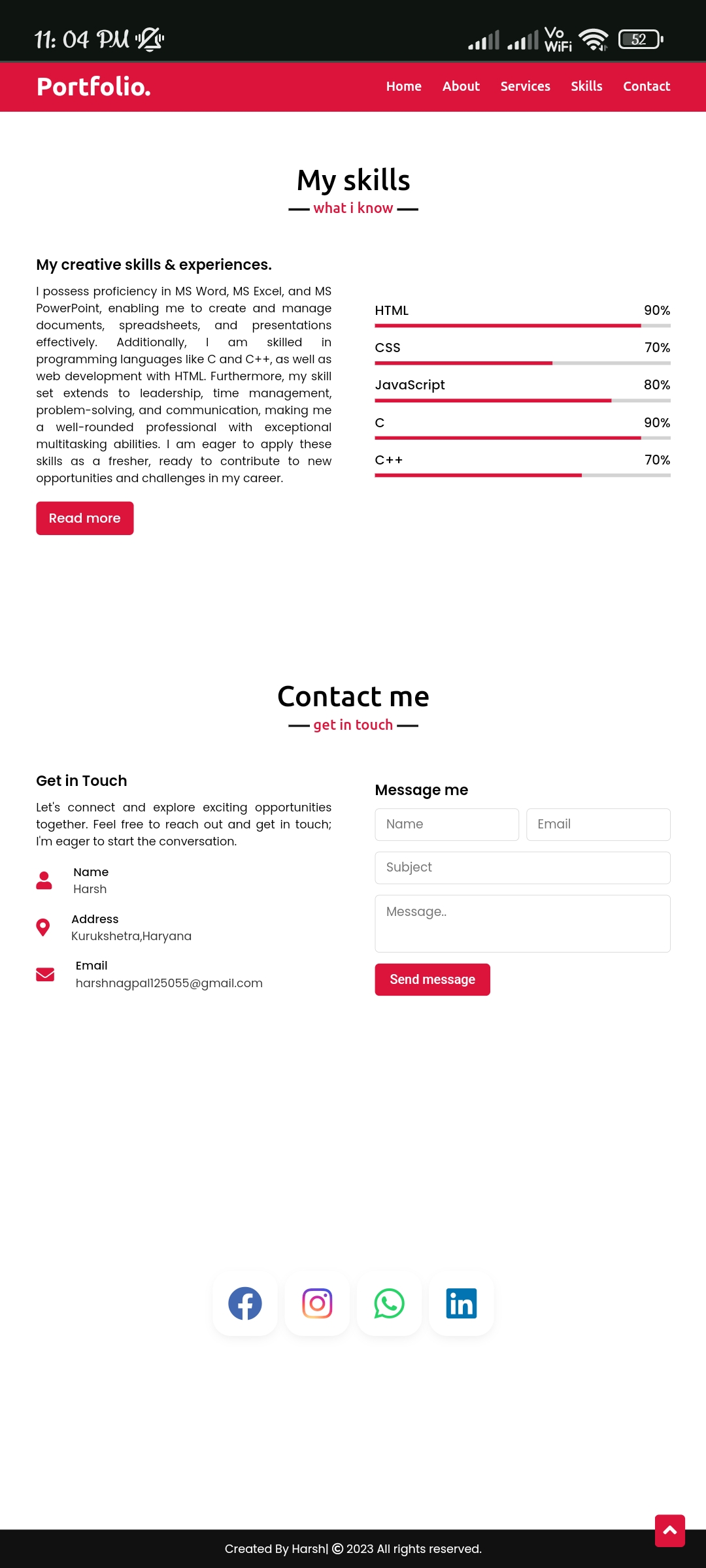 GitHub - harsh160311/Portfolio