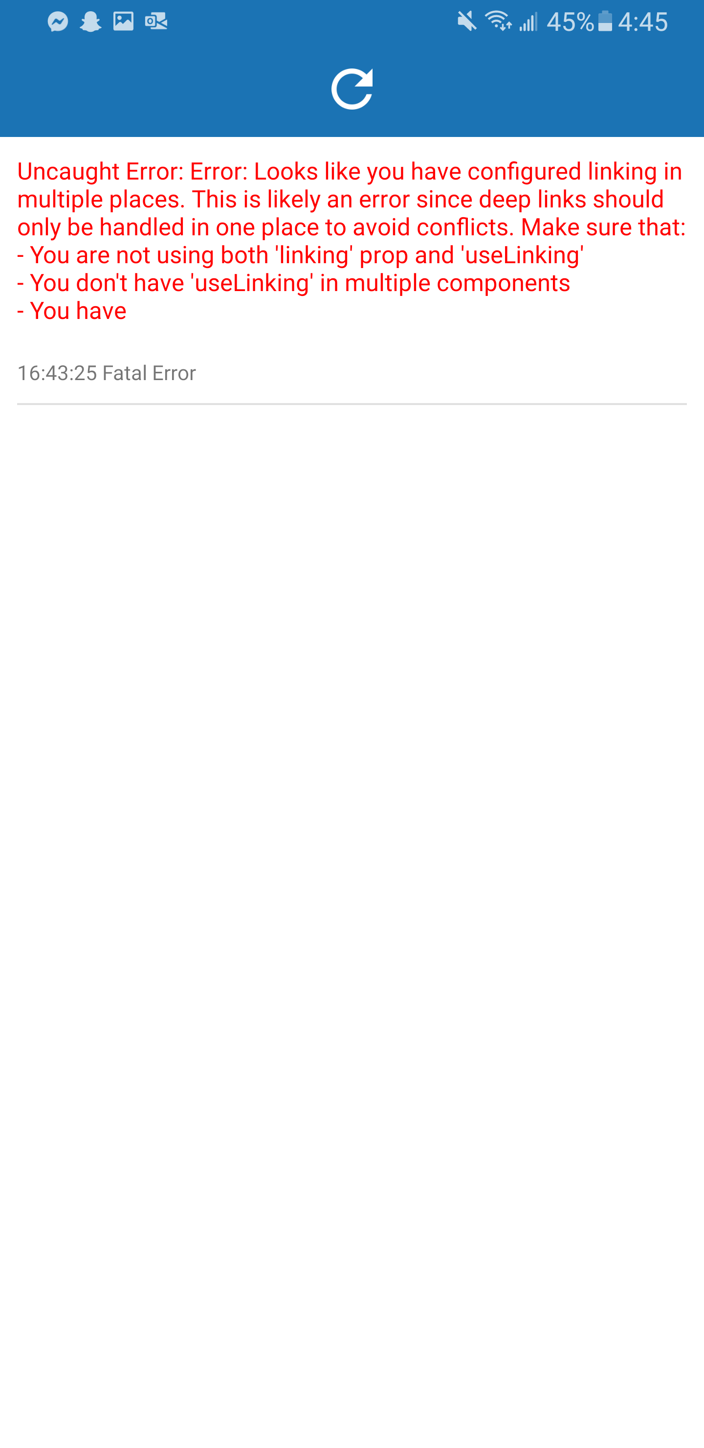Deep linking uncaught error · Issue #12541 · expo/expo · GitHub