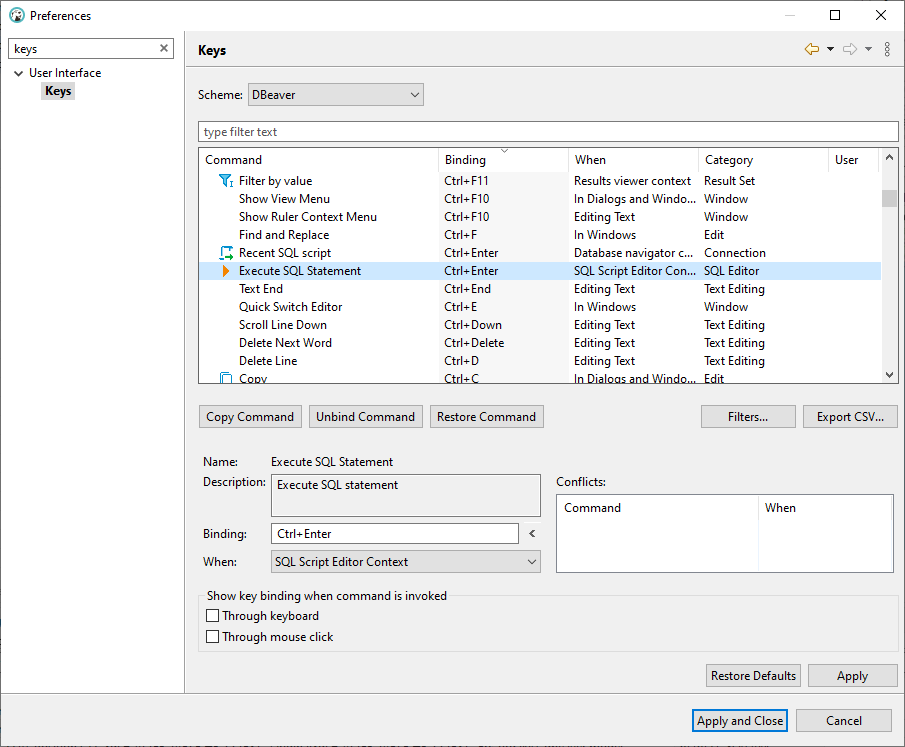 CTRL+Enter switch language · Issue #12855 · dbeaver/dbeaver · GitHub