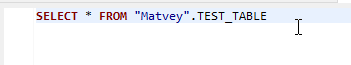 SQL Editor doesn't convert table names to hyperlinks if a fully ...