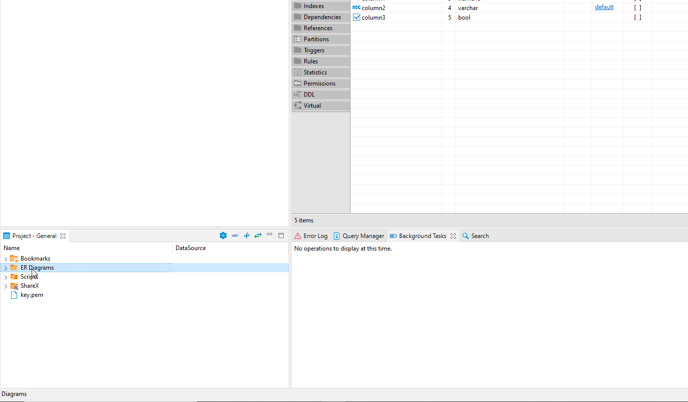 New object/folder can't be created in root folder in project explorer · Issue 13932 · dbeaver