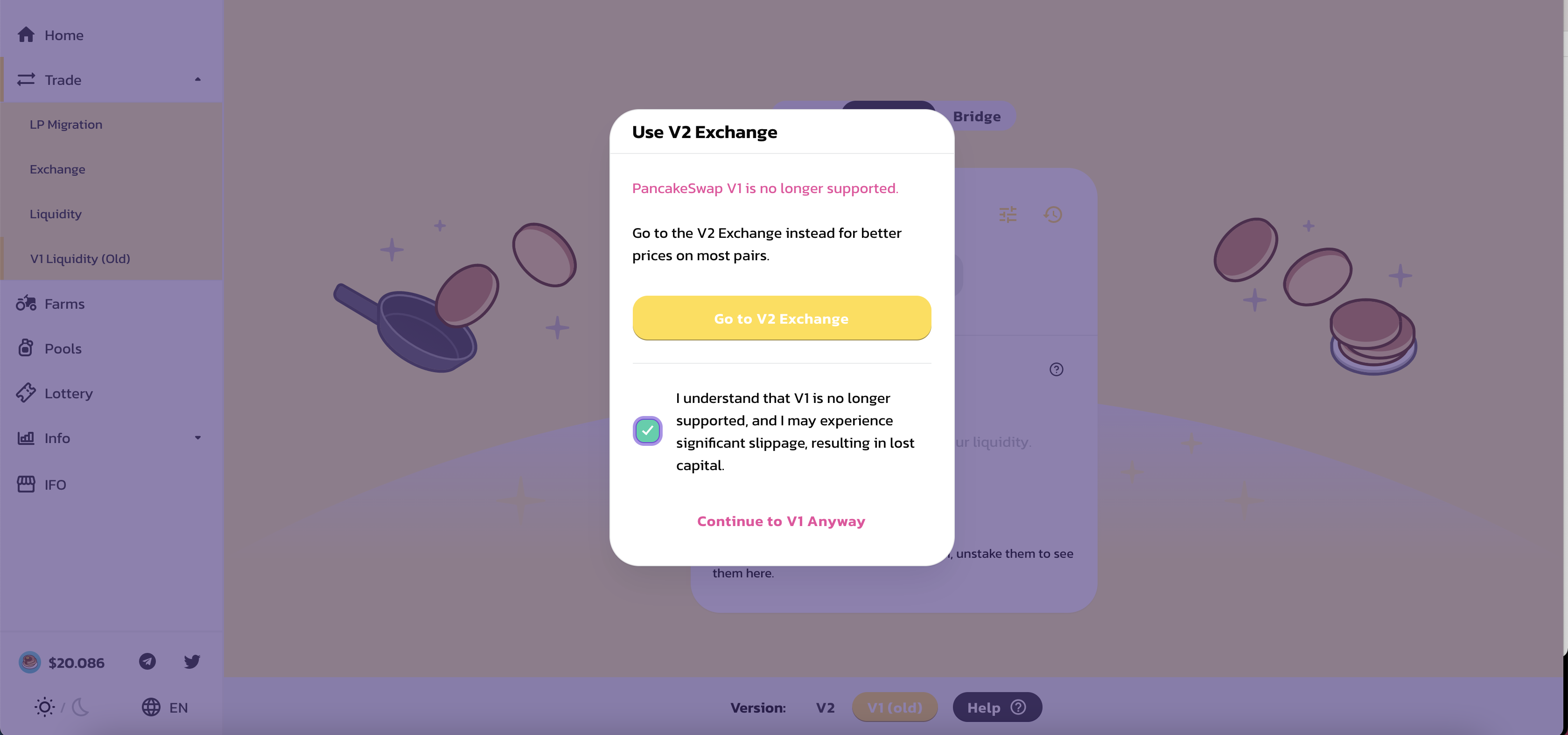 Cannot add new token in farms section · Issue 1883 · pancakeswap