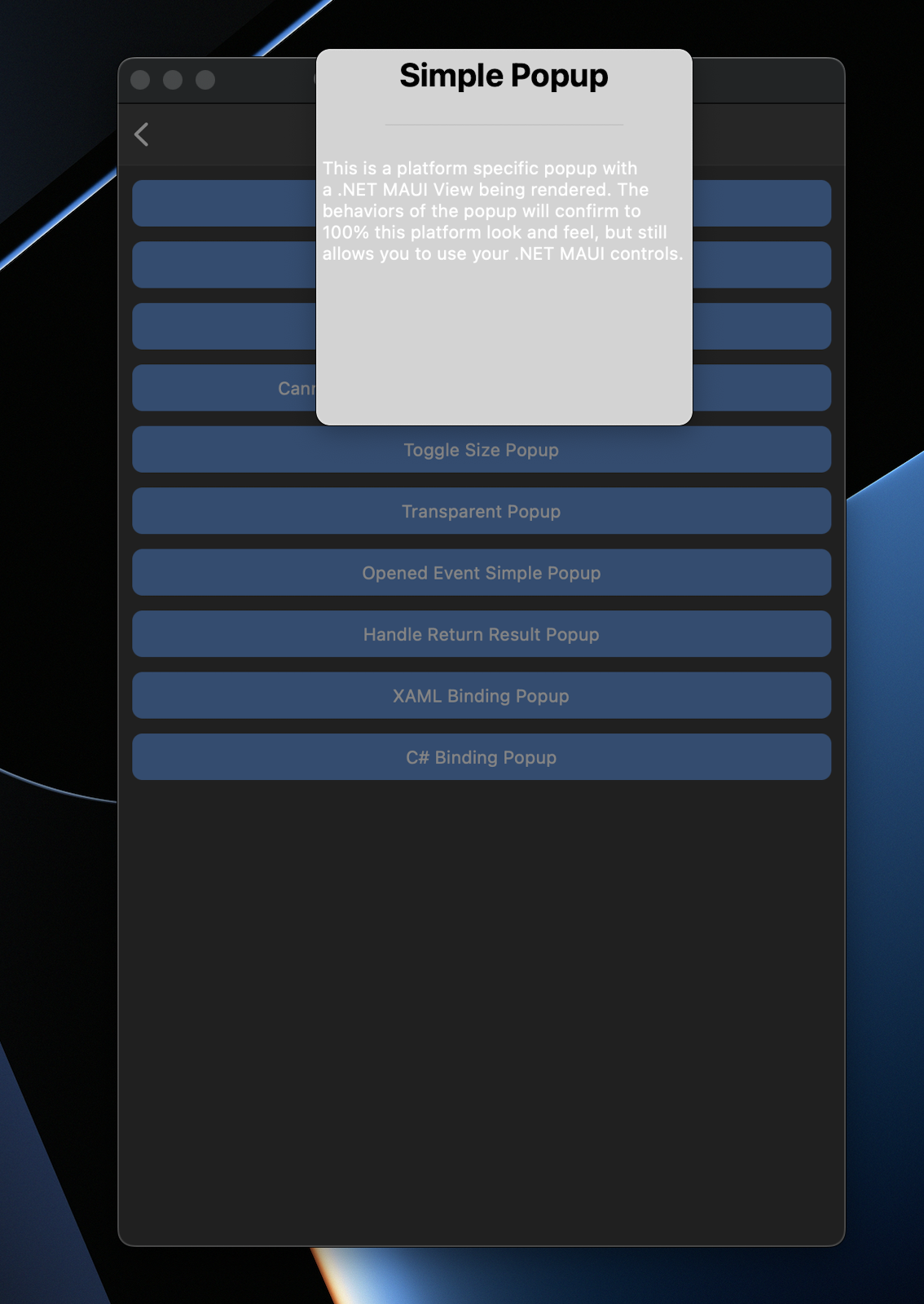 Popup Position in Mac Desktop off bound when moving across screen