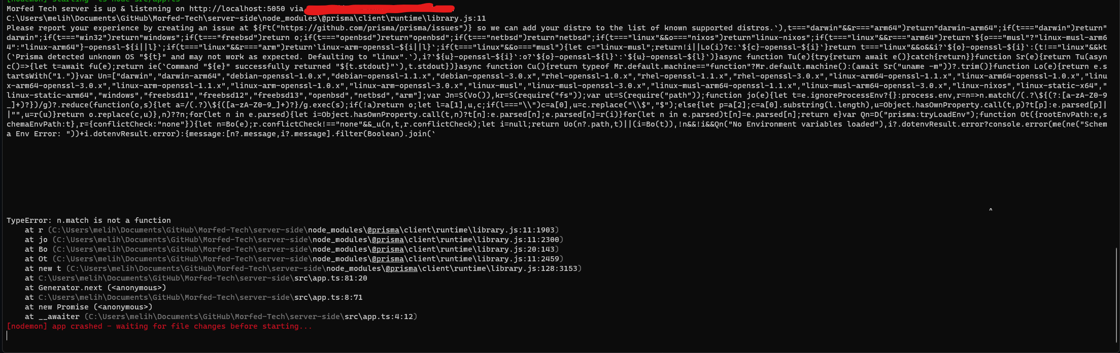 Error "n.match is not a function" "Function value could not be