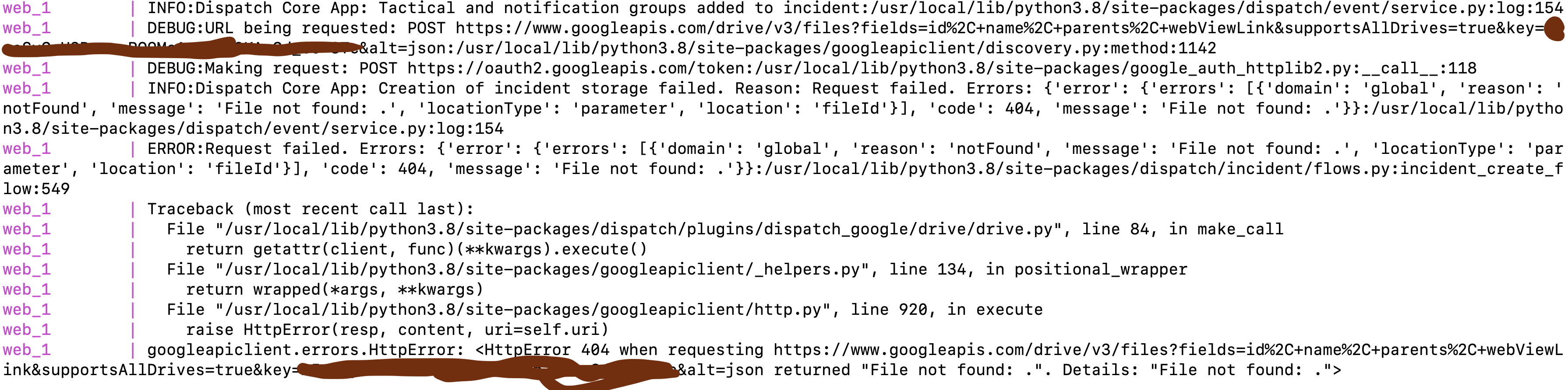 Creation of incident storage failed · Issue #1037 · Netflix/dispatch ...