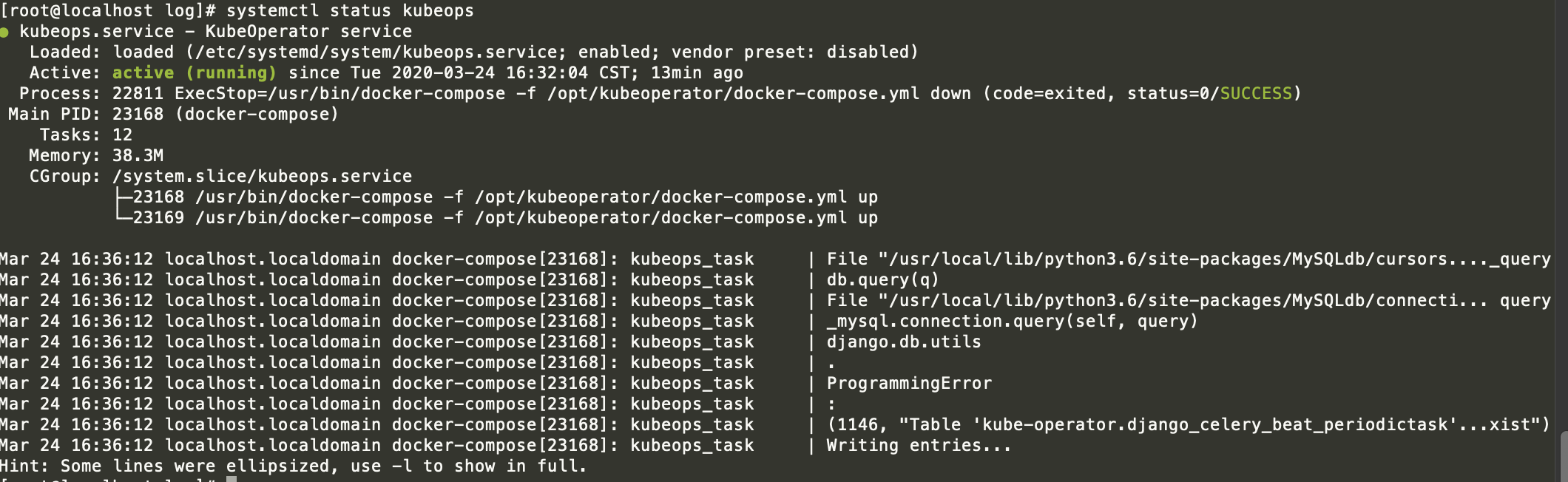 Server docker failed error. Server docker failed error