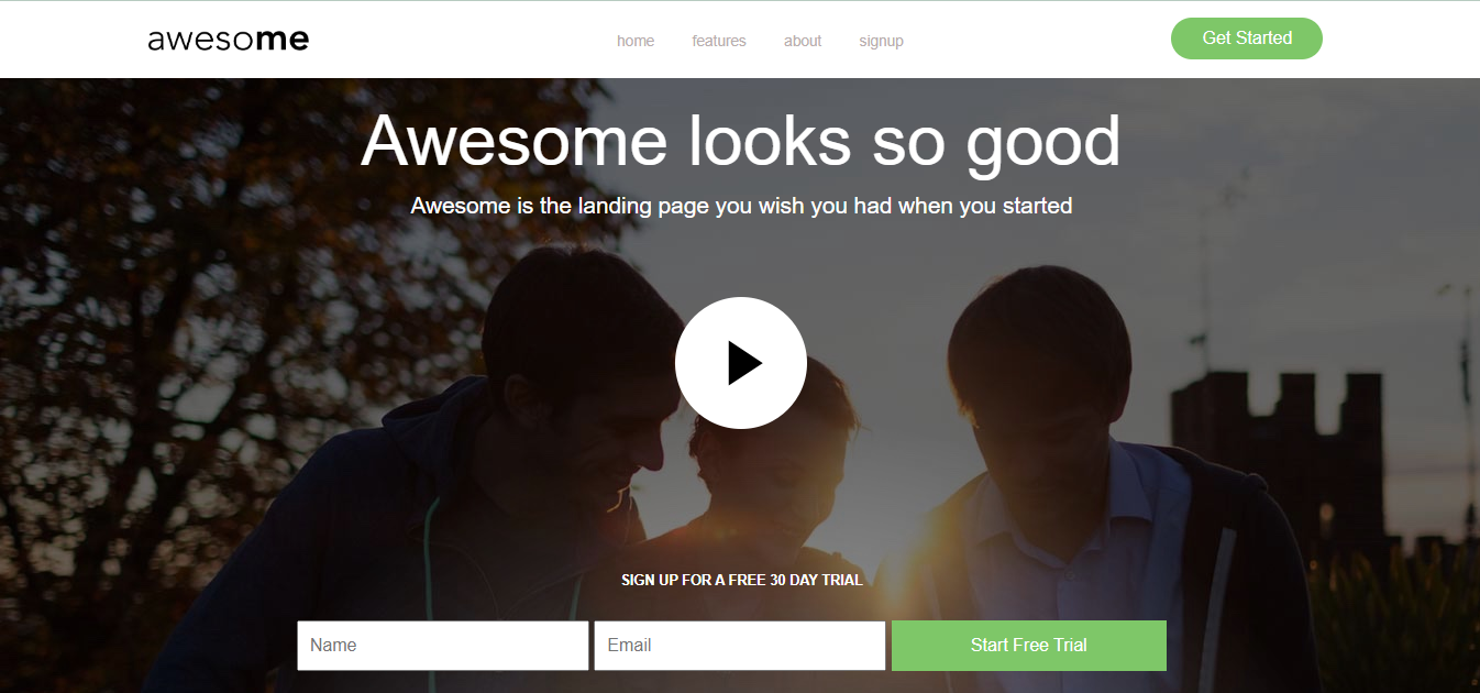 GitHub - Namrata-J/Project-3: A landing page made using HTML5 and CSS3