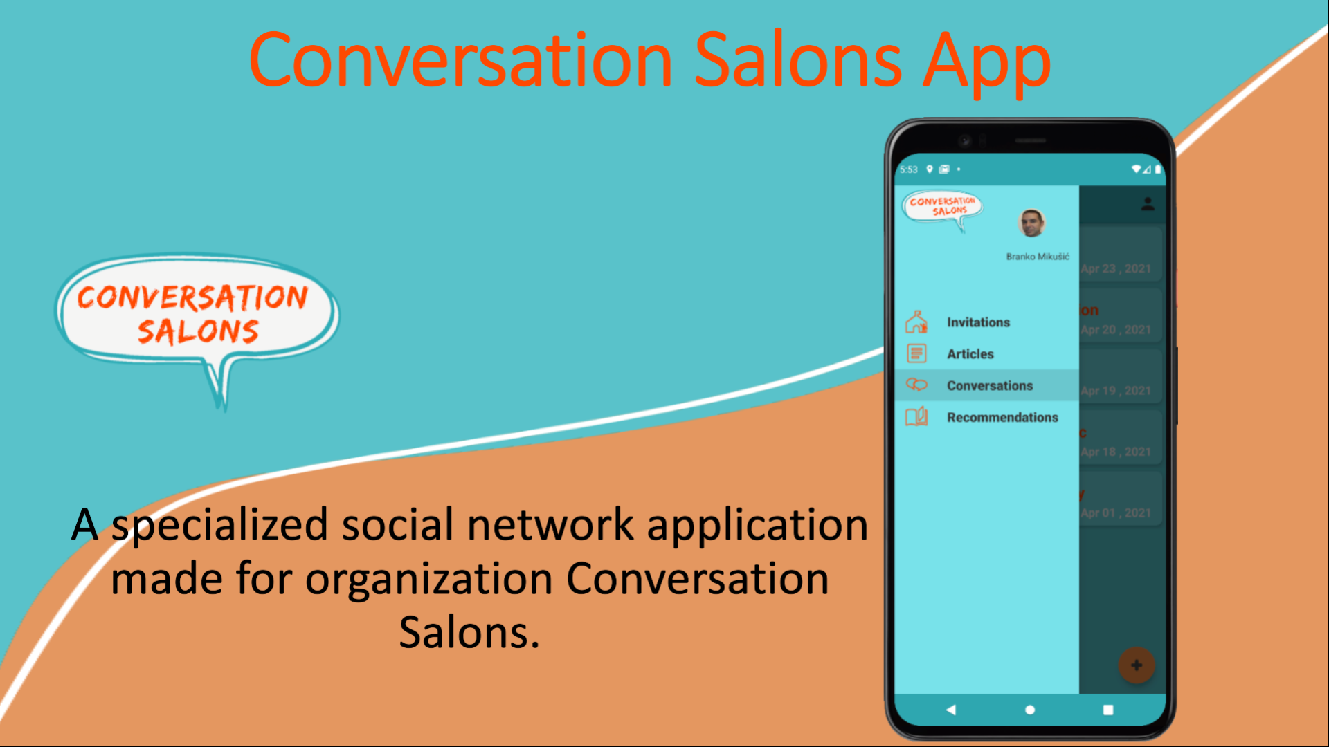GitHub - BranMik/ConversationSalonsApp_v2: Production version of app