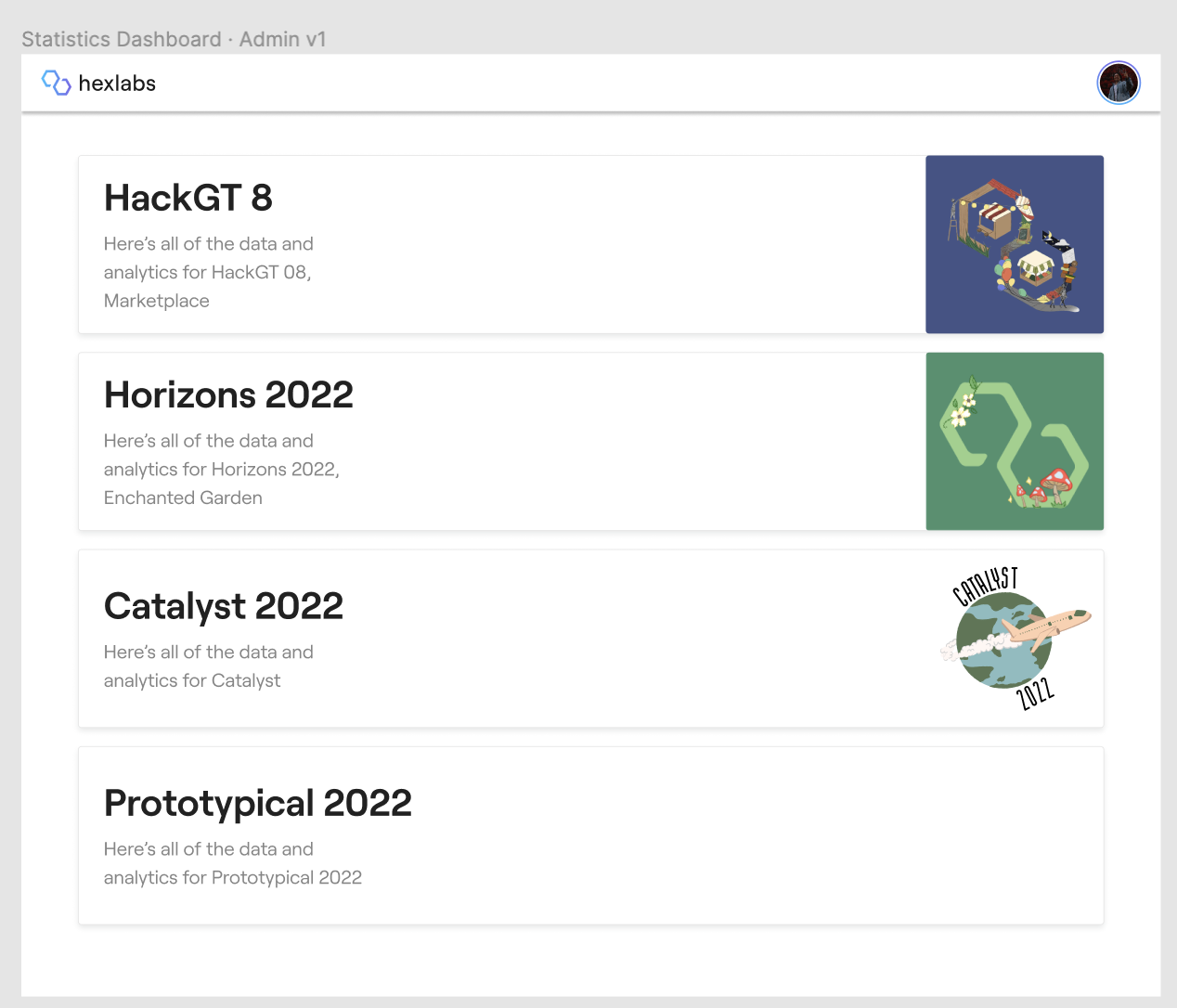 Create select an event screen · Issue #19 · HackGT/registration2 · GitHub