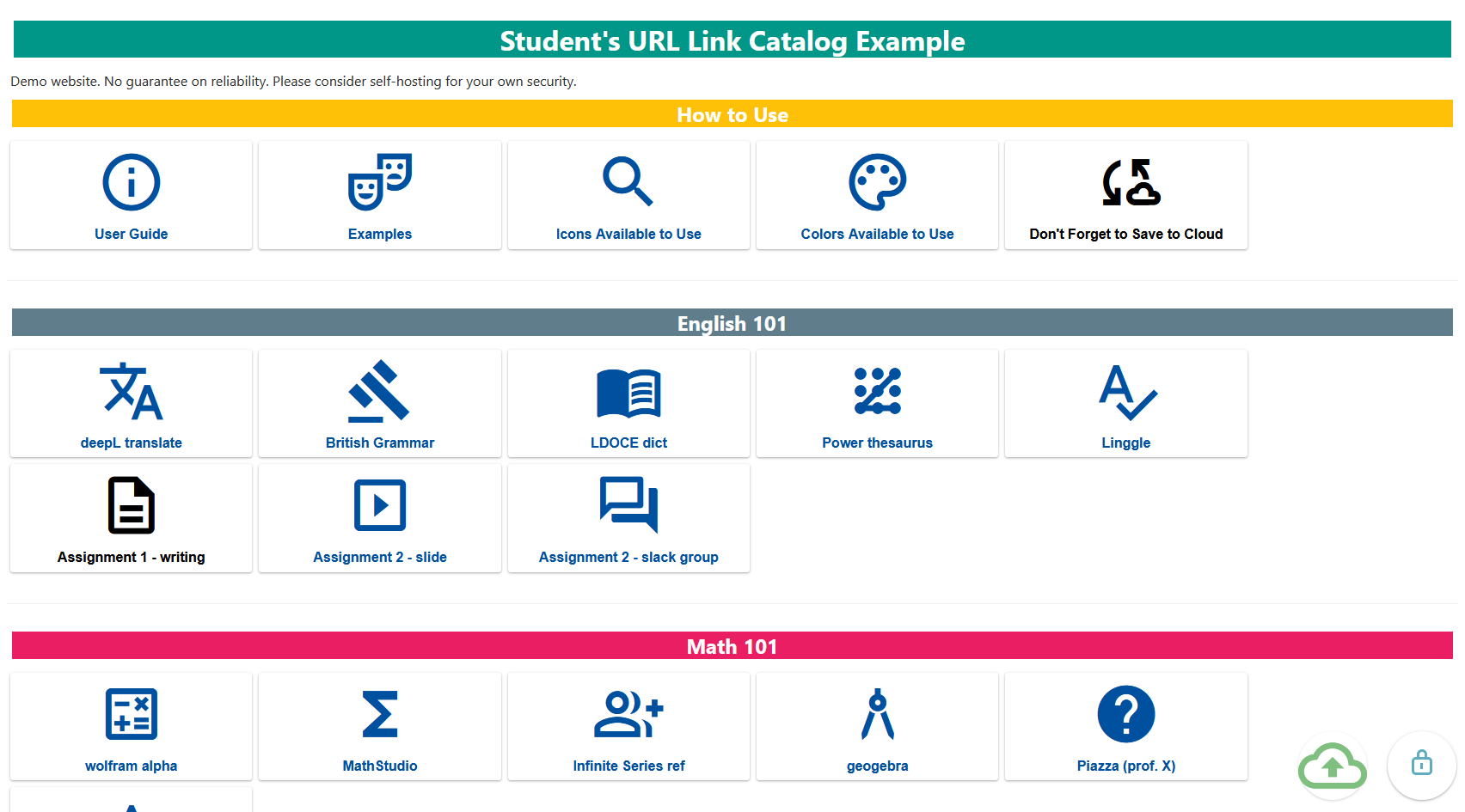 GitHub cxumol/URLinkCat online bookmark application, easy and