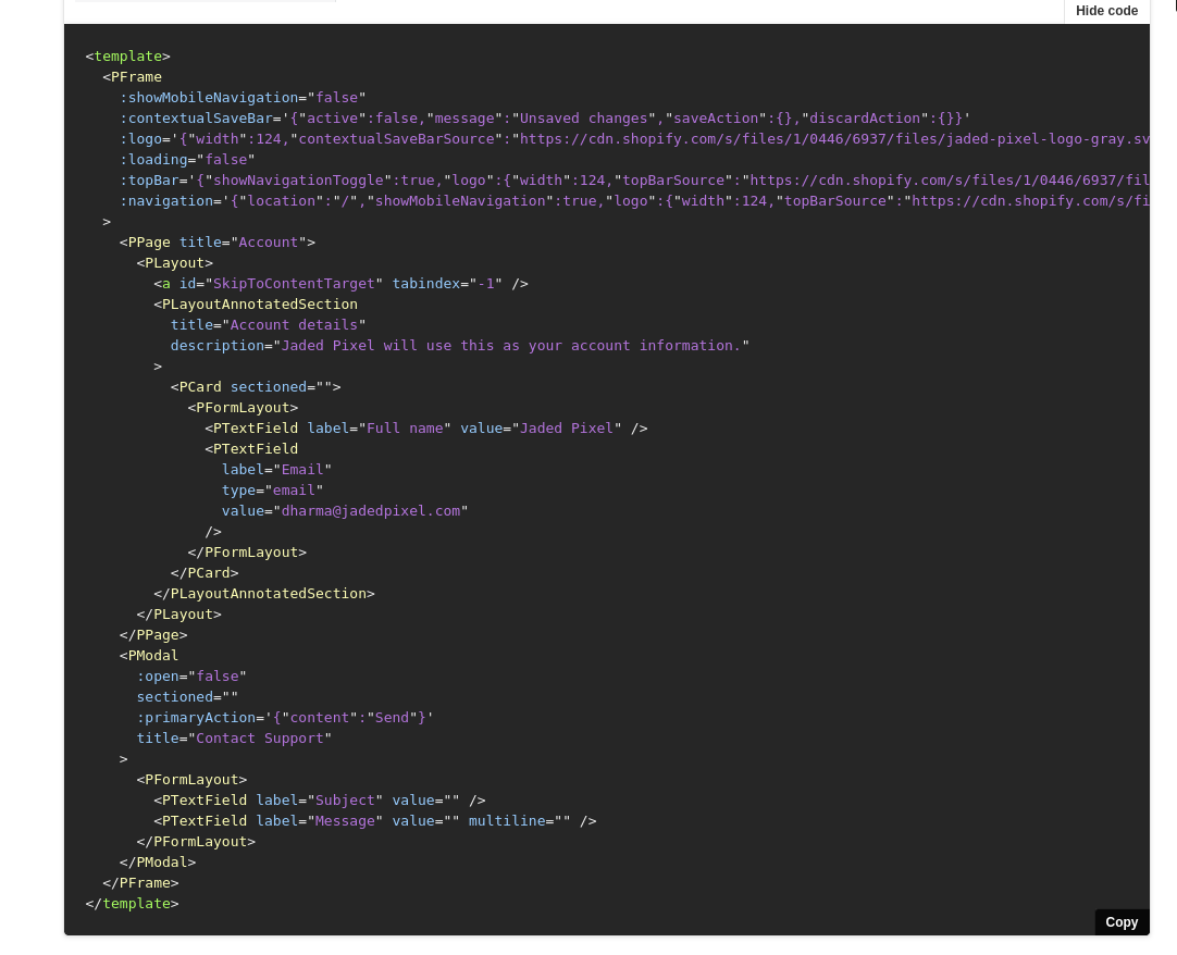 Conditional component code not displaying in source code · Issue #15895 ...