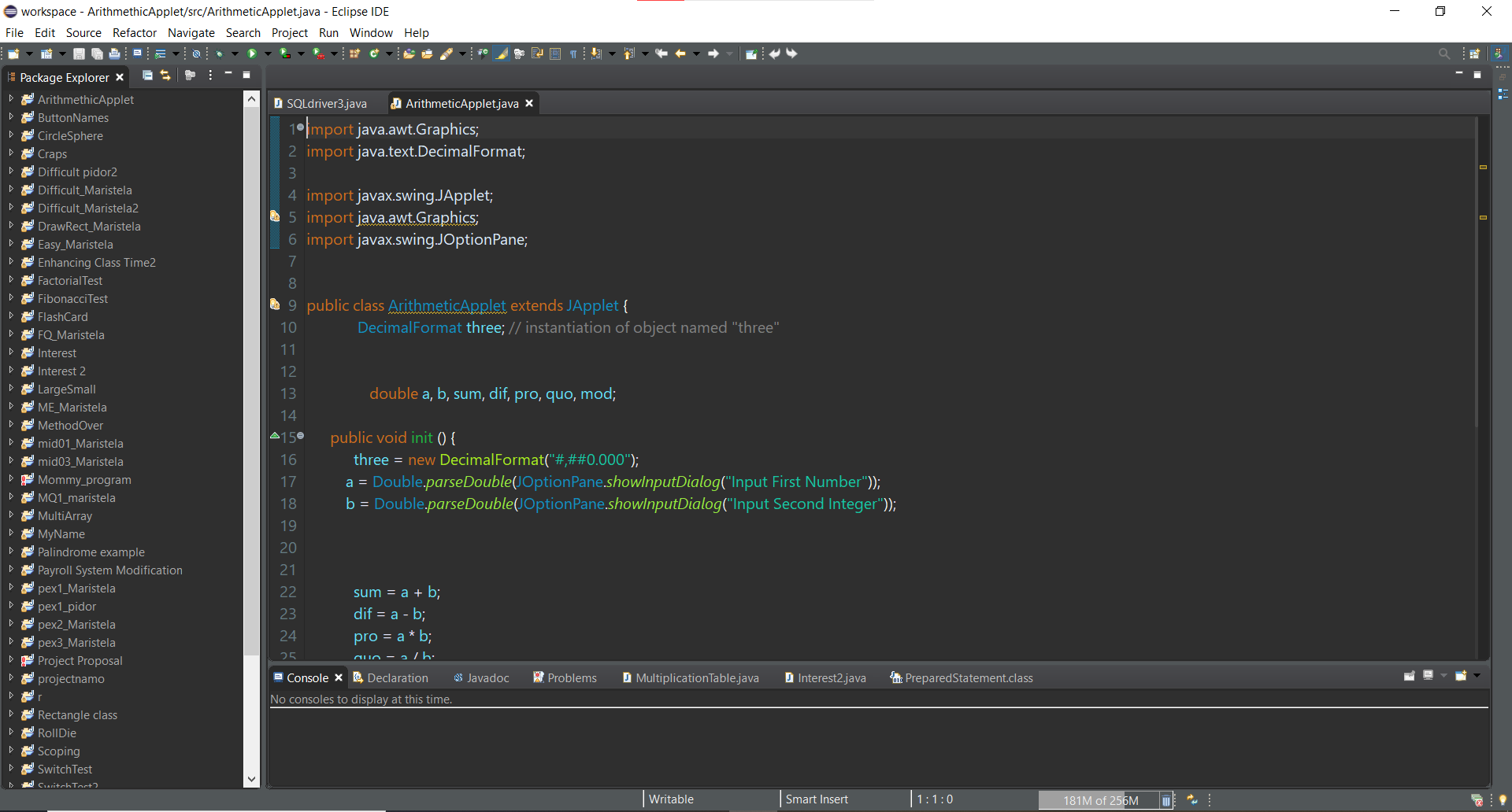 GitHub - jenbeatrix/Java_Programming_Exercises: All the simple projects ...