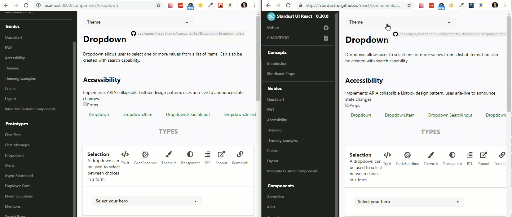 dropdown-not-working