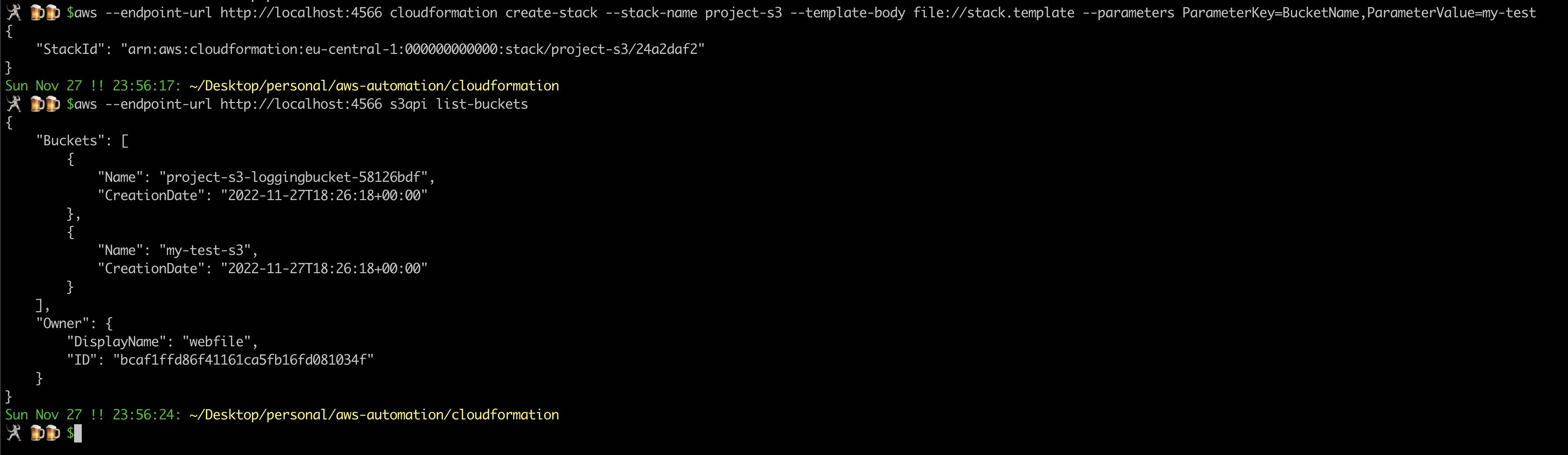 GitHub rajanjha01/projects3cfn A Secure S3 bucket creation using