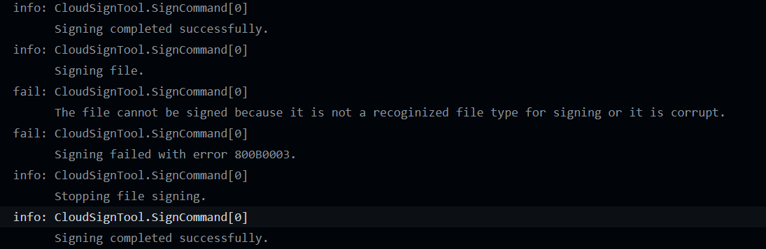 Signing fails for only one file, but does not say which · Issue #5 ...