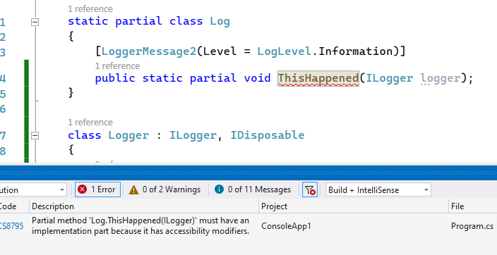 RegisterImplementationSourceOutput should work with partial methods ...