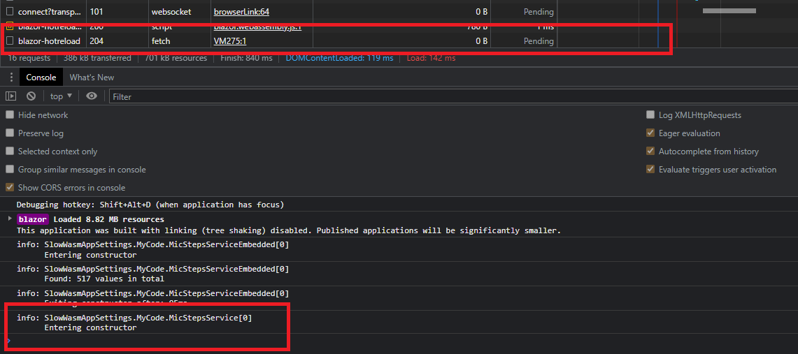 Loading `appsettings.json` with 600 lines of "data" is very slow in ...