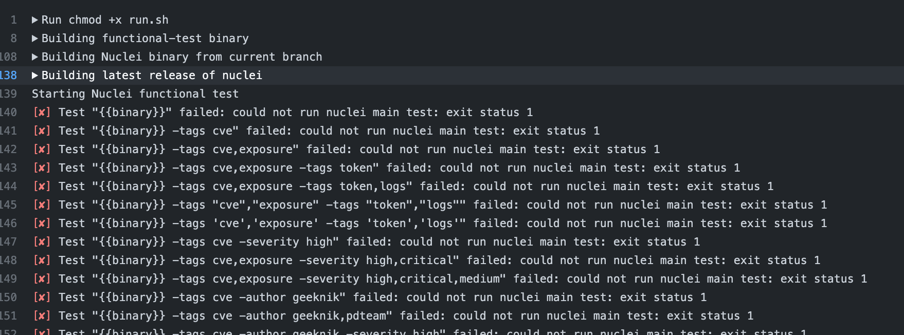 Failing Functional Test (macOS-latest) · Issue #1640 · projectdiscovery ...